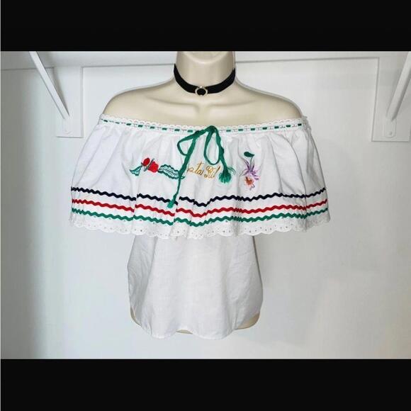 Vintage handmade embroidered blouse - Picture 6 of 10